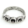 Zinc Alloy Bezel Ring Setting, plated nickel, lead & cadmium free, 6mm Approx 18.5mm, US Ring .5 