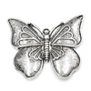 Pendentifs animaux en alliage de zinc, papillon, Placage, plus de couleurs à choisir Environ 2mm, Vendu par PC