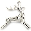 Zinc Alloy Animal Pendants, Deer, plated Approx 1.5mm 