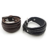 Cowhide Bracelets, Zinc Alloy, with Cowhide nickel, lead & cadmium free, 35.8mm Approx 10 Inch 