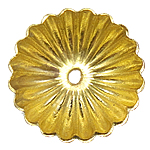 Messing Perlenkappe, Blume, plattiert, keine, Bohrung:ca. 1mm, 1000PCs/Tasche, verkauft von Tasche