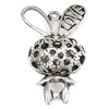 Zinc Alloy Animal Pendants, rabbit, hollow, nickel, lead & cadmium free, 26x43x12mm, Hole:Approx 2MM , Sold by PC
