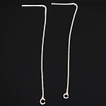 Sterling Silver Ear Thread, 925 Sterling Silver, plated Approx 2.3 Inch 