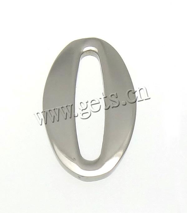 Stainless Steel Tag Charm, Number 0, Customized & smooth, original color, 8.5x15x1.5mm, Hole:Approx 3x11mm, Sold By PC