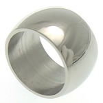 Stainless Steel Large Hole Beads, Drum, original color Approx 11mm 