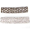 Zinc Alloy Tube Beads, plated, Customized & with rhinestone Approx 4.5mm 