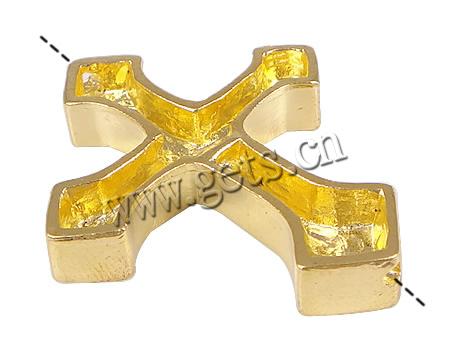 Rhinestone Zinc Alloy Connector, Cross, plated, Customized & with rhinestone, more colors for choice, 31x36.5x5.5mm, Hole:Approx 2mm, Sold By PC