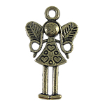 Character Shaped Zinc Alloy Pendants, Girl, plated nickel, lead & cadmium free Approx 2mm 
