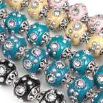 Indonesia Jewelry Beads, mixed, mixed colors, cadmium free, 16mm Approx 2.5mm 