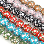 Indonesia Jewelry Beads, mixed, mixed colors, cadmium free, 18mm Approx 3mm 