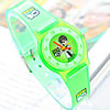 bracelets de montre pour enfants, plastique, Rond, cyan Environ 8 pouce, Vendu par PC