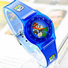 bracelets de montre pour enfants, plastique, Rond, bleu Environ 8 pouce, Vendu par PC