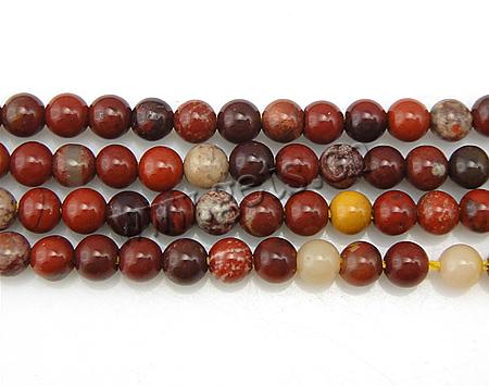 Yolk Stone Bead, Round, natural, more sizes for choice, Length:15 Inch, Sold By Strand