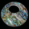 Abalone Shell Pendants, Donut, approx Approx 1.5mm 