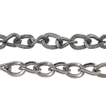 Iron Twist Oval Chain, plated nickel, lead & cadmium free m 