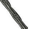Stainless Steel Cable Link Chain, 316L Stainless Steel, black ionic, Boston chain, 0.5mm, Approx 