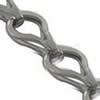 Stainless Steel Cable Link Chain, 316 Stainless Steel, black ionic, fold over chain Approx 
