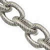 Stainless Steel Oval Chain, 304 Stainless Steel, textured, original color Approx 