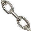 Stainless Steel Oval Chain, 304 Stainless Steel, textured, original color Approx 