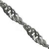 Rope Chain en acier inoxydable, acier inoxydable 316L, ionique noire, chaîne de corde Environ Vendu par lot