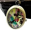 Watch Necklace, Zinc Alloy, Oval Approx 31 Inch 