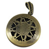 Железный Медальон Подвески, Железо, Плоская круглая форма, Другое покрытие, с фото медальон отверстие:Приблизительно 4mm, продается PC