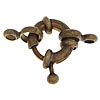 Brass Spring Ring Clasp, Donut, plated Approx 2mm 