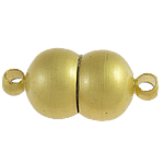 Brass Magnetic Clasp, single-strand, calabash shape, 8x17mm, Hole:Approx 1.5MM, Sold by PC
