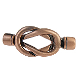 Zinc Alloy Magnetic Clasp, nickel, lead & cadmium free, 19x47x5mm, Hole:Approx 5MM, Sold by PC
