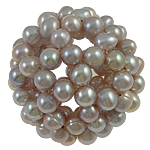 Ball Cluster Cultured Pearl Beads, perle d'eau douce cultivée, Rond, fait à la main, plus de couleurs à choisir, 40mm, Vendu par PC