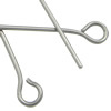 Stainless Steel Eyepins, 304 Stainless Steel, original color Approx 