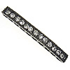 Zinc Alloy Connector Bar, Rectangle, plated, Customized & with rhinestone Approx 1.5mm 