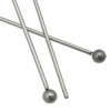 304 Stainless Steel Ball Head Pin, original color 2mm 