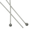 Stainless Steel Headpins, 304 Stainless Steel, original color 2mm 