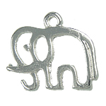 Zinc Alloy Animal Pendants, Elephant, plated nickel, lead & cadmium free Approx 0.5mm, Approx 
