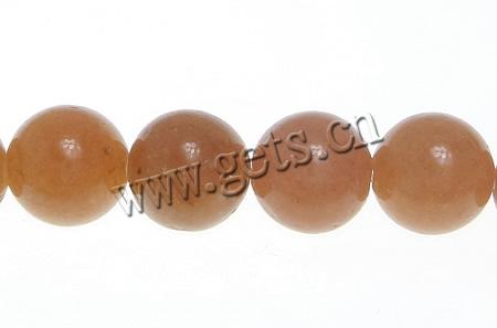 Red Aventurine Bead, Round, natural, more sizes for choice, Length:15 , Sold By Strand