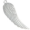 Sterling Silver Pendants, 925 Sterling Silver, Wing Shape, plated Approx 1.8mm 