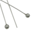 Stainless Steel Headpins, 304 Stainless Steel, original color 1.6mm 