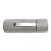 Stainless Steel Bayonet Clasp, Column, plated, textured Approx 8mm 
