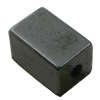 Magnetic Hematite Beads, Rectangle, black Approx 1mm Inch, Approx 