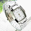 Men Wrist Watch, Zinc Alloy, with Glass, platinum color plated, for man 19mm Approx 8.2 Inch 