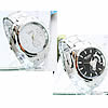 クロノグラフ腕時計, 亜鉛合金, プラチナカラーメッキ, 男性用, 無色, 45mm, 20mm, 長さ:約 8.2 インチ, 売り手 パソコン