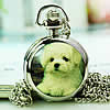 Ожереловые наручные часы, цинковый сплав, Плоская круглая форма, длина:Приблизительно 32 дюймовый, продается Strand