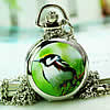 Watch Necklace, Zinc Alloy, Flat Round Approx 32 Inch 
