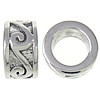 Stainless Steel European Beads, Donut, original color Approx 8.5mm 