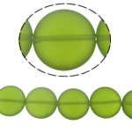 Плоские круглые кристаллические шарики, Кристаллы, Плоская круглая форма, глазированный отверстие:Приблизительно 0.5mm, 1000ПК/сумка, продается сумка