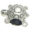 Kein Troll Thailand Echt Silber Europa Perlen, Schildkröter, ohne troll, 11x12.5x8mm, Bohrung:ca. 5mm, verkauft von PC