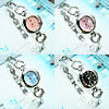 Fashion Watch Bracelet, Zinc Alloy, with Glass, platinum color plated, for woman & with rhinestone 23mm, 8mm Approx 7.5 Inch 