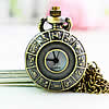 Ожереловые наручные часы, цинковый сплав, Плоская круглая форма, длина:Приблизительно 31 дюймовый, продается Strand