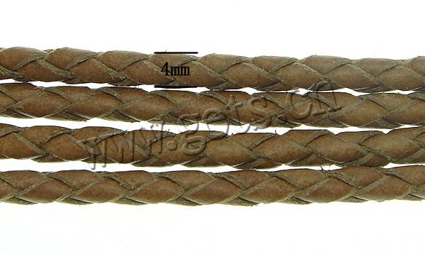 Rindsleder-Armbänder, Kuhhaut, 316 Edelstahl Verschluss, unterschiedliche Länge der Wahl & 4-Strang, keine, 4mm, verkauft von Strang